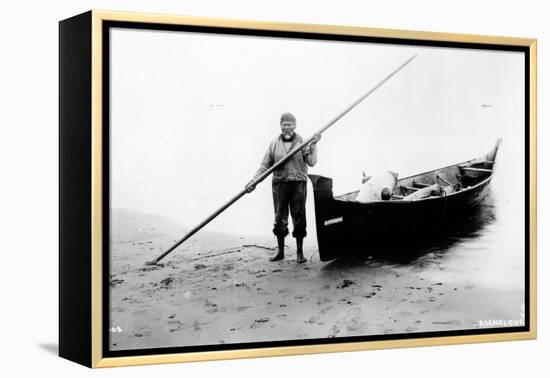 "Lighthouse Joe," Undated-Asahel Curtis-Framed Premier Image Canvas