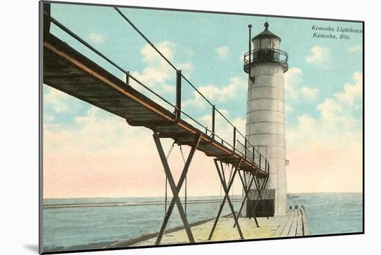 Lighthouse, Kenosha, Wisconsin-null-Mounted Art Print