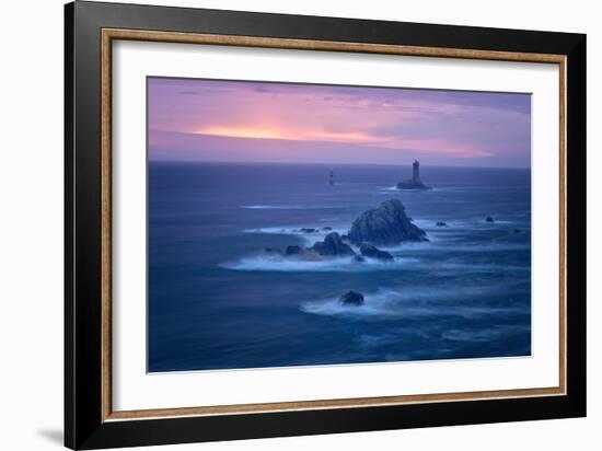 Lighthouse La Vieille, Bretagne, France-Philippe Manguin-Framed Photographic Print