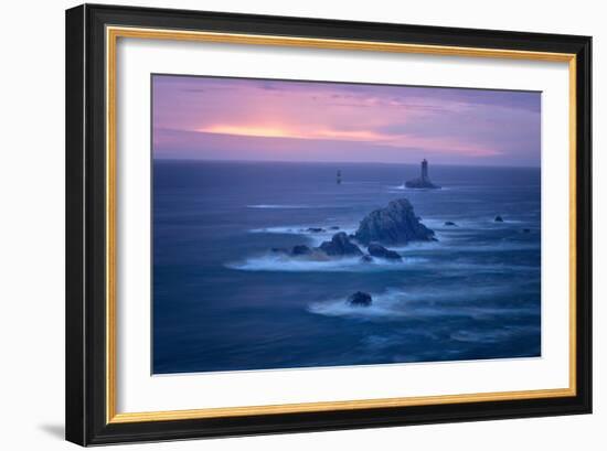 Lighthouse La Vieille, Bretagne, France-Philippe Manguin-Framed Photographic Print