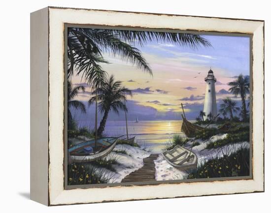 Lighthouse Landing-Scott Westmoreland-Framed Stretched Canvas