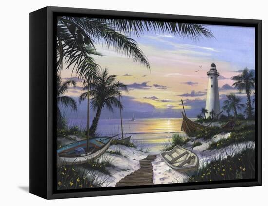 Lighthouse Landing-Scott Westmoreland-Framed Stretched Canvas