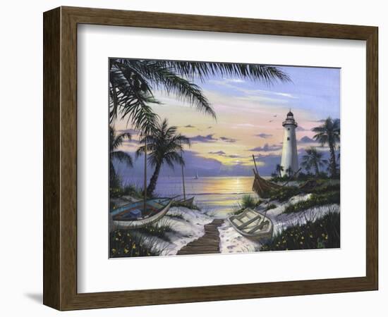 Lighthouse Landing-Scott Westmoreland-Framed Premium Giclee Print