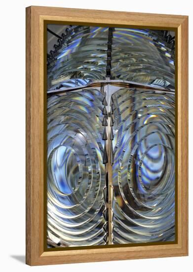 Lighthouse Lens, Oregon, USA-Gerry Reynolds-Framed Premier Image Canvas