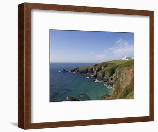 Lighthouse, Lizard Point, Cornwall, England, United Kingdom, Europe-Jeremy Lightfoot-Framed Photographic Print