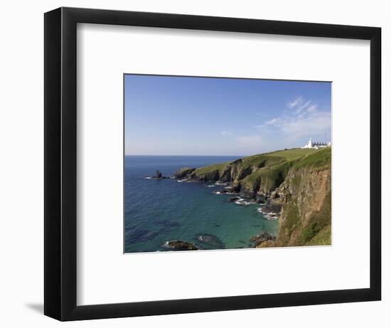 Lighthouse, Lizard Point, Cornwall, England, United Kingdom, Europe-Jeremy Lightfoot-Framed Photographic Print