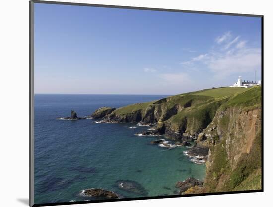 Lighthouse, Lizard Point, Cornwall, England, United Kingdom, Europe-Jeremy Lightfoot-Mounted Photographic Print