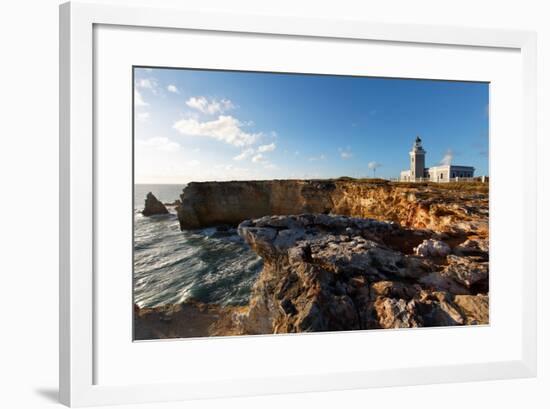 Lighthouse Los Morrillos, Puerto Rico-George Oze-Framed Photographic Print