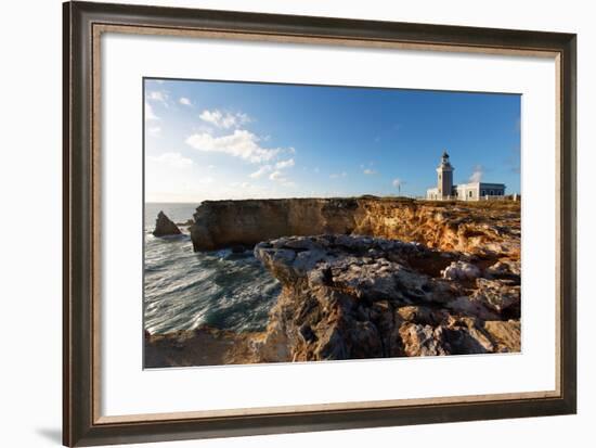 Lighthouse Los Morrillos, Puerto Rico-George Oze-Framed Photographic Print