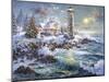 Lighthouse Merriment-Nicky Boehme-Mounted Giclee Print