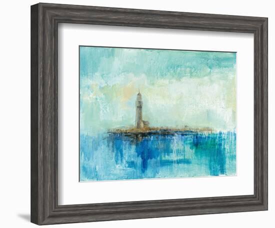 Lighthouse Morning-Silvia Vassileva-Framed Art Print