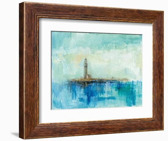 Lighthouse Morning-Silvia Vassileva-Framed Art Print