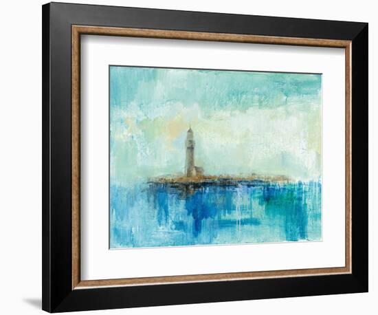 Lighthouse Morning-Silvia Vassileva-Framed Art Print