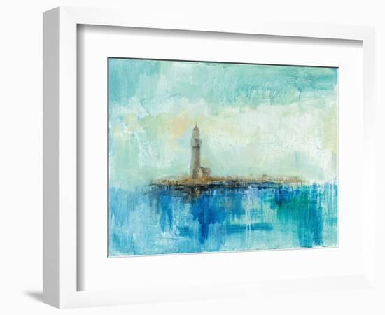 Lighthouse Morning-Silvia Vassileva-Framed Art Print