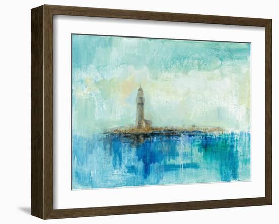 Lighthouse Morning-Silvia Vassileva-Framed Art Print