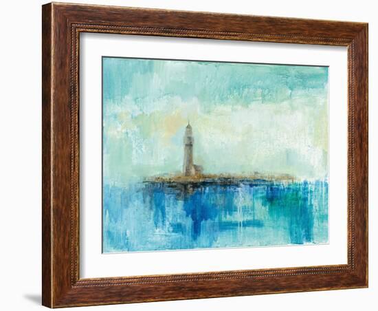 Lighthouse Morning-Silvia Vassileva-Framed Art Print