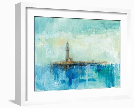 Lighthouse Morning-Silvia Vassileva-Framed Art Print