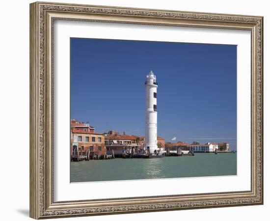 Lighthouse, Murano, Venice, UNESCO World Heritage Site, Veneto, Italy, Europe-Peter Barritt-Framed Photographic Print