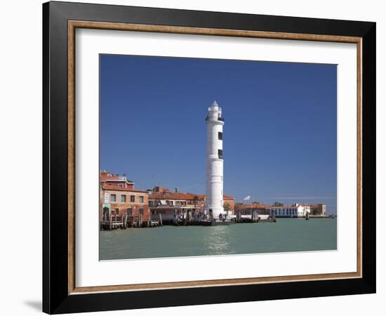 Lighthouse, Murano, Venice, UNESCO World Heritage Site, Veneto, Italy, Europe-Peter Barritt-Framed Photographic Print