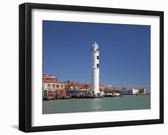 Lighthouse, Murano, Venice, UNESCO World Heritage Site, Veneto, Italy, Europe-Peter Barritt-Framed Photographic Print