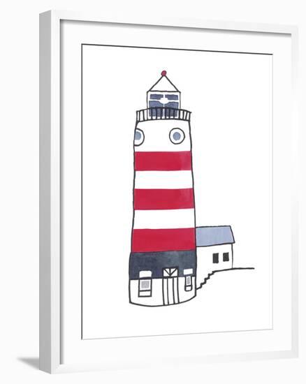 Lighthouse - Naida-Sandra Jacobs-Framed Giclee Print