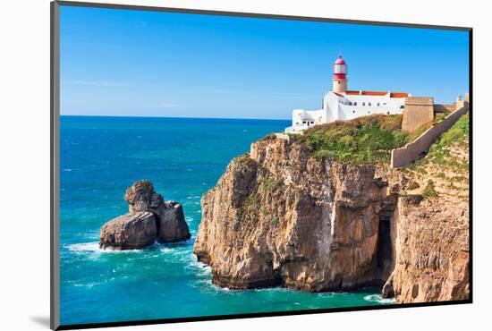 Lighthouse of Cabo Sao Vicente, Sagres, Portugal-topdeq-Mounted Photographic Print