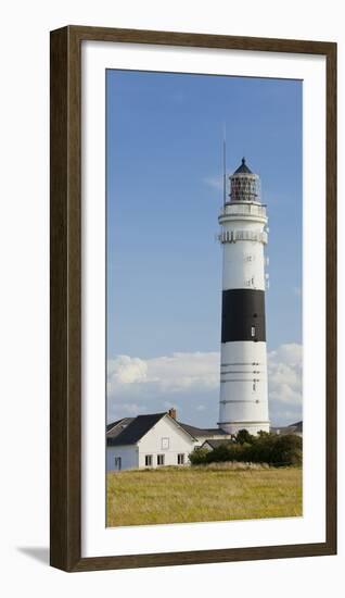 Lighthouse of Kampen (Municipality), Sylt (Island), Schleswig-Holstein, Germany-Rainer Mirau-Framed Photographic Print