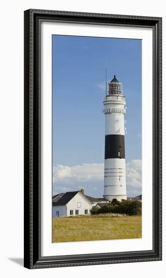 Lighthouse of Kampen (Municipality), Sylt (Island), Schleswig-Holstein, Germany-Rainer Mirau-Framed Photographic Print