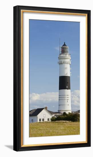 Lighthouse of Kampen (Municipality), Sylt (Island), Schleswig-Holstein, Germany-Rainer Mirau-Framed Photographic Print