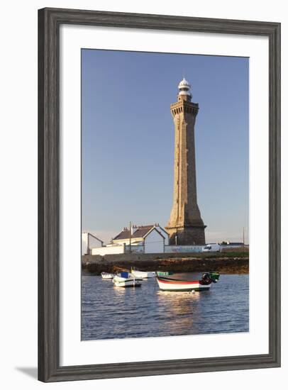 Lighthouse of Phare D'Eckmuhl, Penmarc'H, Finistere, Brittany, France, Europe-Markus Lange-Framed Photographic Print