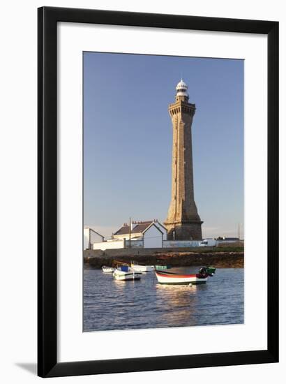 Lighthouse of Phare D'Eckmuhl, Penmarc'H, Finistere, Brittany, France, Europe-Markus Lange-Framed Photographic Print