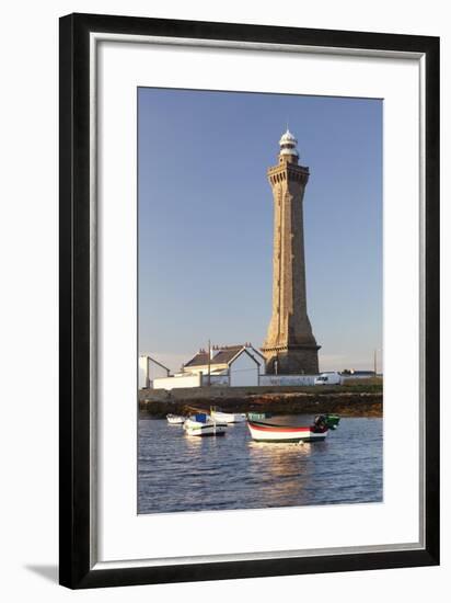 Lighthouse of Phare D'Eckmuhl, Penmarc'H, Finistere, Brittany, France, Europe-Markus Lange-Framed Photographic Print