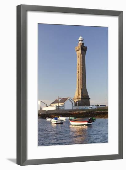 Lighthouse of Phare D'Eckmuhl, Penmarc'H, Finistere, Brittany, France, Europe-Markus Lange-Framed Photographic Print