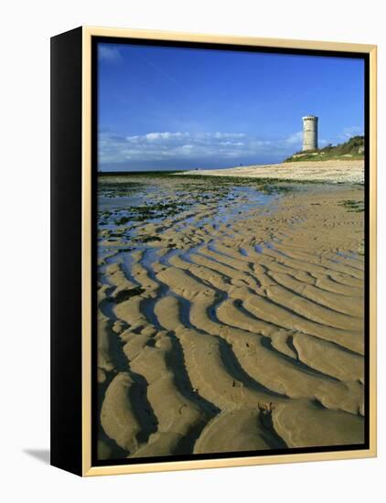 Lighthouse of Phare Des Baleines, Ile De Re, Charente-Maritime, Poitou-Charentes, France, Europe-David Hughes-Framed Premier Image Canvas