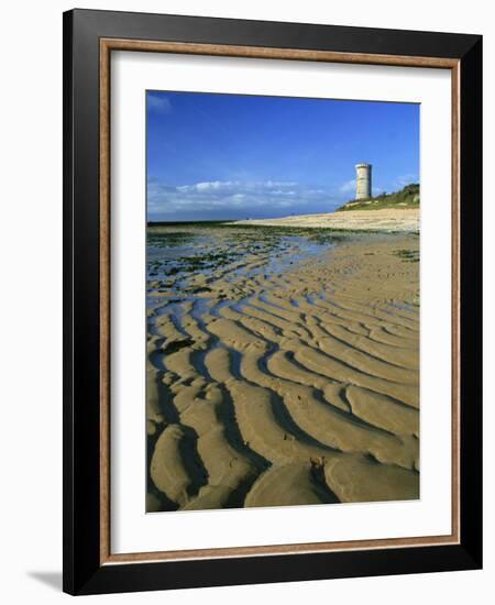 Lighthouse of Phare Des Baleines, Ile De Re, Charente-Maritime, Poitou-Charentes, France, Europe-David Hughes-Framed Photographic Print