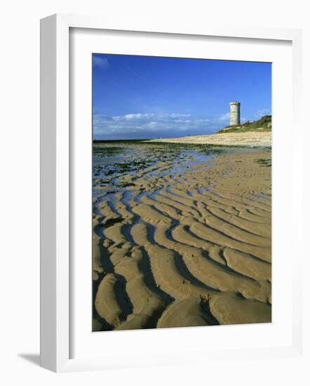 Lighthouse of Phare Des Baleines, Ile De Re, Charente-Maritime, Poitou-Charentes, France, Europe-David Hughes-Framed Photographic Print