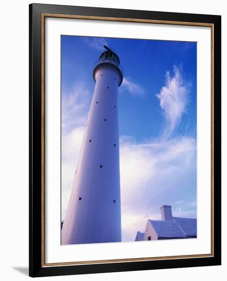 Lighthouse on Bermuda-Dennis Degnan-Framed Photographic Print