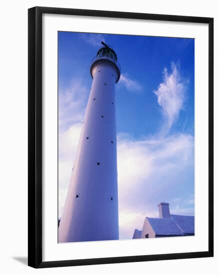 Lighthouse on Bermuda-Dennis Degnan-Framed Photographic Print