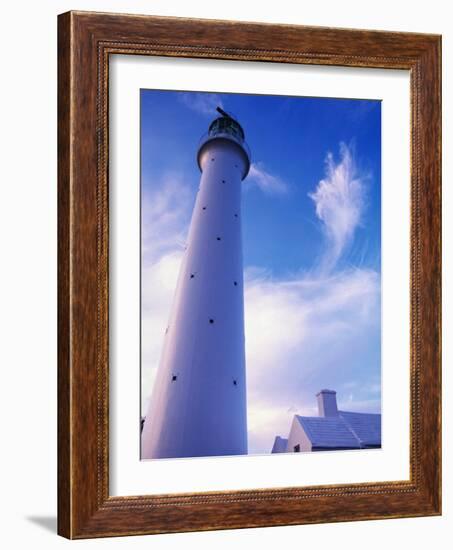 Lighthouse on Bermuda-Dennis Degnan-Framed Photographic Print