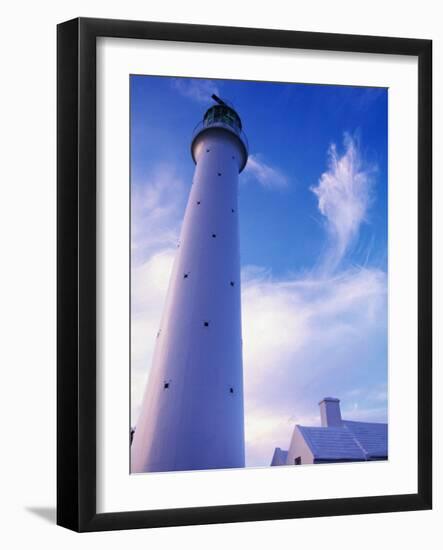 Lighthouse on Bermuda-Dennis Degnan-Framed Photographic Print