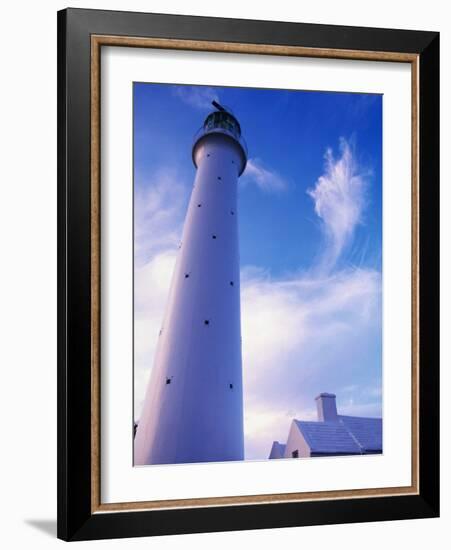Lighthouse on Bermuda-Dennis Degnan-Framed Photographic Print