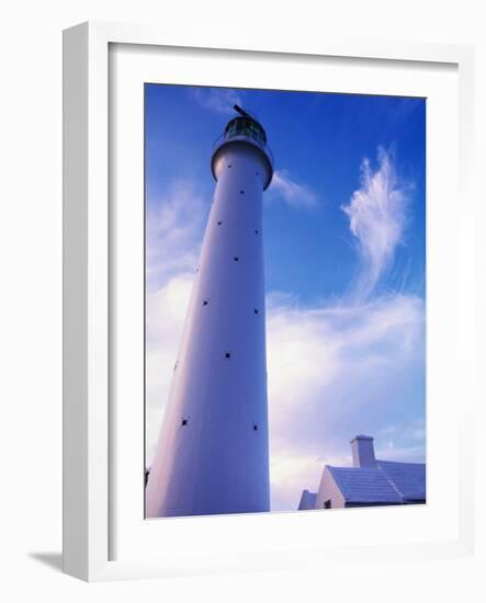 Lighthouse on Bermuda-Dennis Degnan-Framed Photographic Print