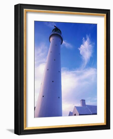 Lighthouse on Bermuda-Dennis Degnan-Framed Photographic Print