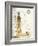 Lighthouse On Rock-Fab Funky-Framed Art Print