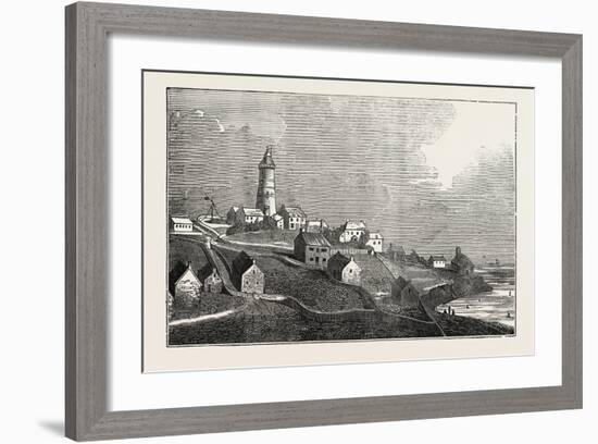 Lighthouse on St. Agnes, One of the Scilly Islands-null-Framed Giclee Print