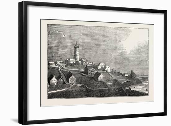 Lighthouse on St. Agnes, One of the Scilly Islands-null-Framed Giclee Print