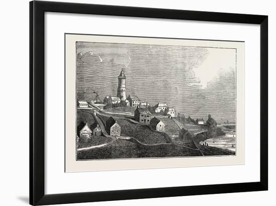 Lighthouse on St. Agnes, One of the Scilly Islands-null-Framed Giclee Print