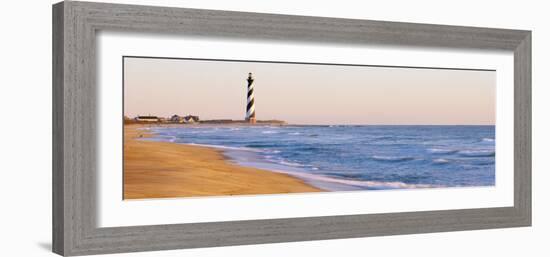 Lighthouse on the Beach, Cape Hatteras Light, Hatteras Island, North Carolina, USA-null-Framed Photographic Print