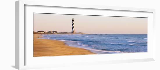 Lighthouse on the Beach, Cape Hatteras Light, Hatteras Island, North Carolina, USA-null-Framed Photographic Print