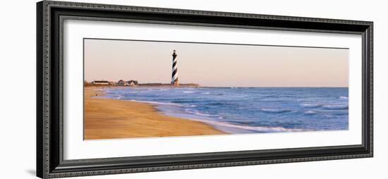 Lighthouse on the Beach, Cape Hatteras Light, Hatteras Island, North Carolina, USA-null-Framed Photographic Print